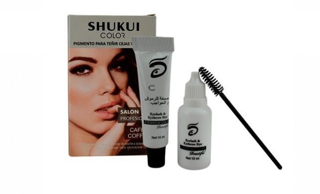 Pigmento para teñir cejas y pestañas SHUKUI Colores Surtidos