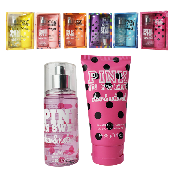 Kit de splash y crema - Pink In Sweet