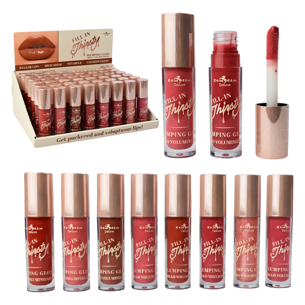Brillo labial con voluminizador con extracto de vitamina E - Italia Deluxe