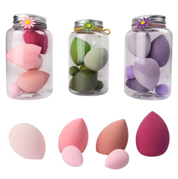 Paquete de esponjas en envase en forma de tarro 6pcs