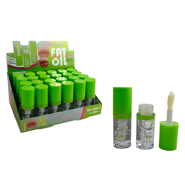 Brillo labial tapa verde - Huxia Beauty