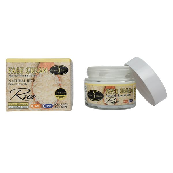 Crema facial hidratante de arroz  - Aichun Beauty