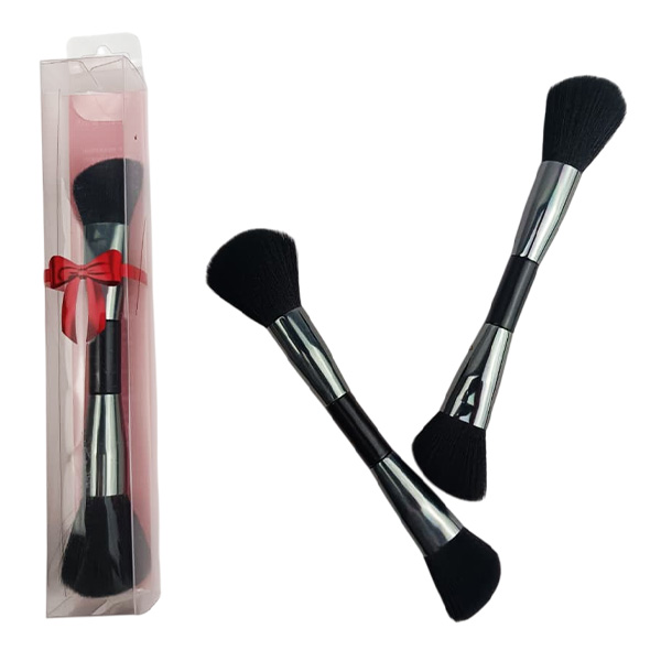 Brocha aplicadora de maquillaje doble de Cosmetic Brush