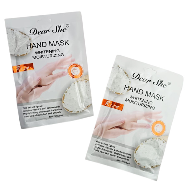 Mascarilla para manos con extracto de arroz - Dear She