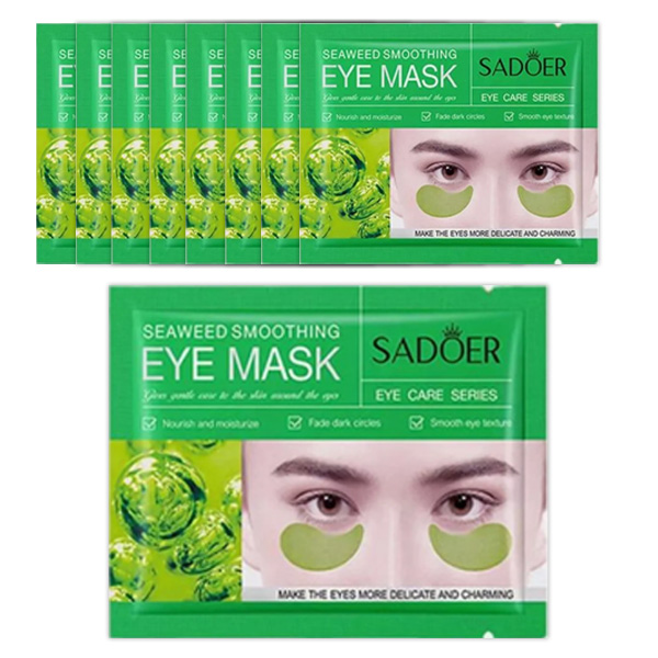 Parche para ojos de algas marinas para el cuidado de los ojos, antiarrugas, antiedad, hidratante - Sadoer