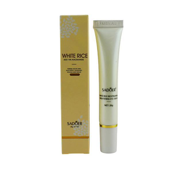 Crema para ojeras con extracto de arroz - Sadoer