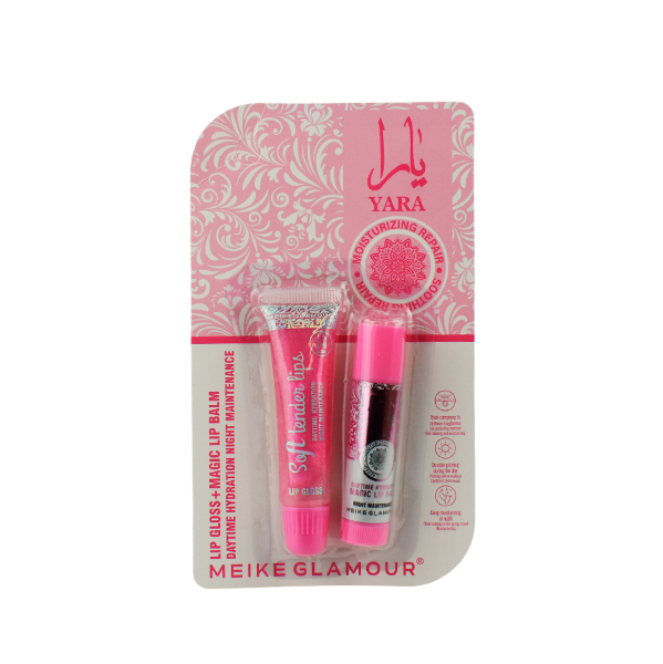 Dúo de bálsamo y brillo labial YARA - Meike Glamour