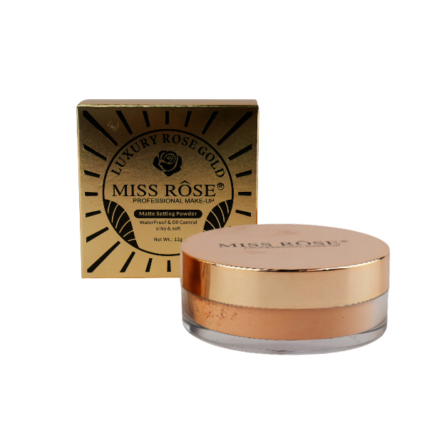 Polvo suelto luxury rose gold - Miss Rose