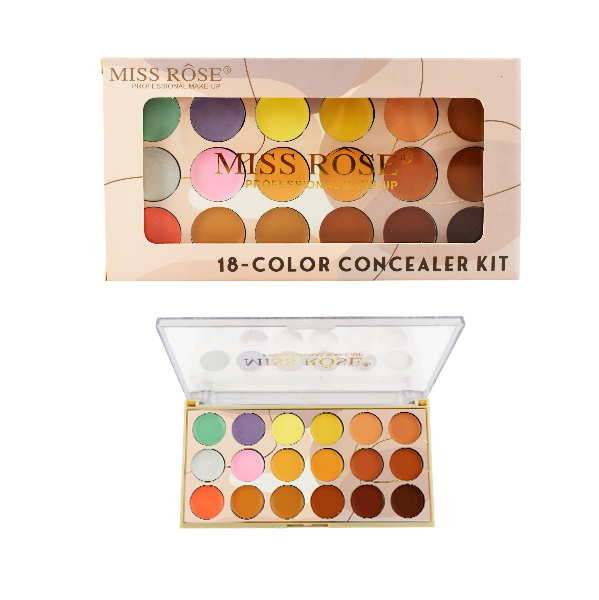 Sombra para ojos de 18 colores - Miss Rose
