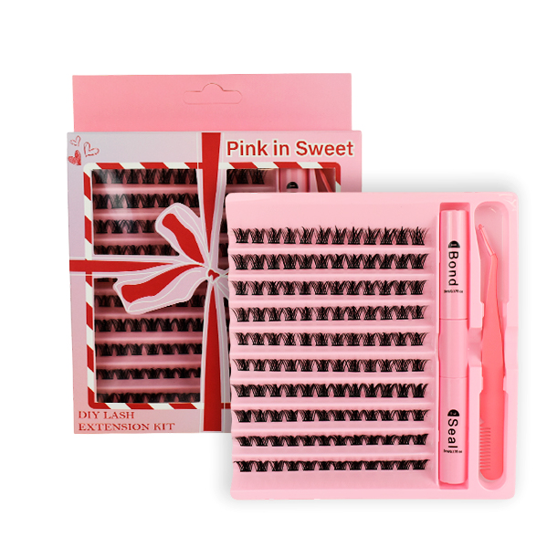 Set de pestañas en ramito - Pink in Sweet