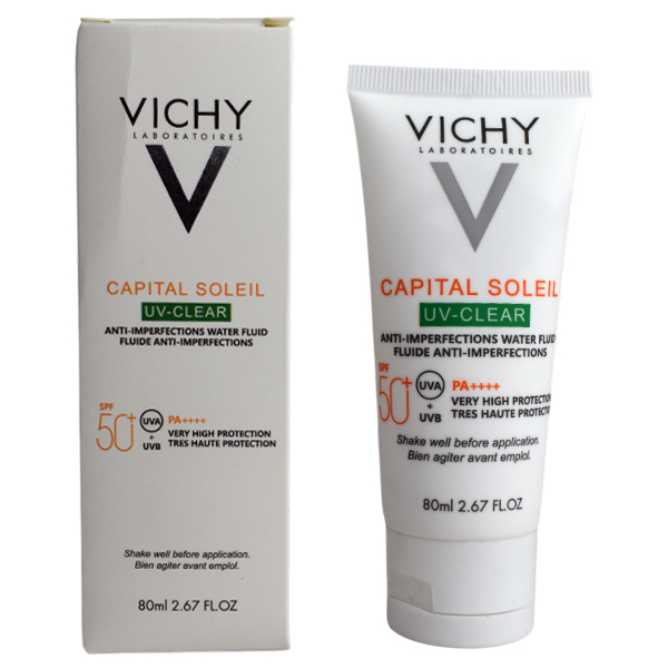 Protector Solar Capital Soleil Uv Clear SPF50 Vichy 80 ML