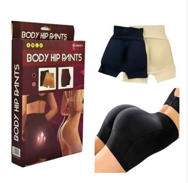 Blumer tipo licra con relleno Body Hip Pants con diseño de encaje - L
