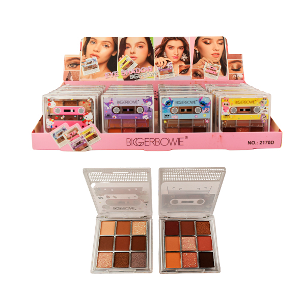 Mini paleta de sombras de 9 colores - Biggerbowie