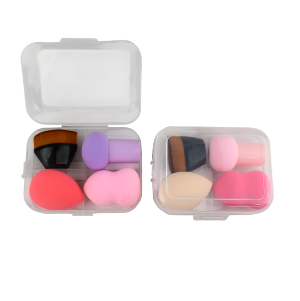 Set de 4 esponjas para maquillaje
