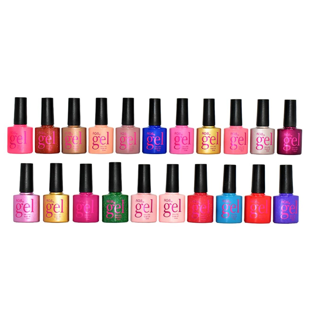 Esmaltes para uñas gel colores surtidos - RGB