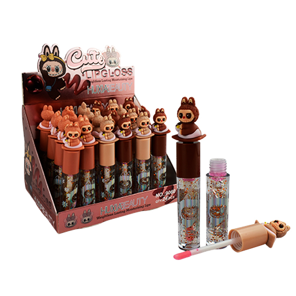 Brillo labial con dieseño de labubu - HuxiaBeauty