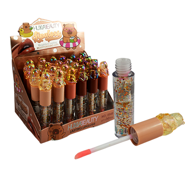 Brillo labial en presentaciónd e capibara - HuxiaBeauty