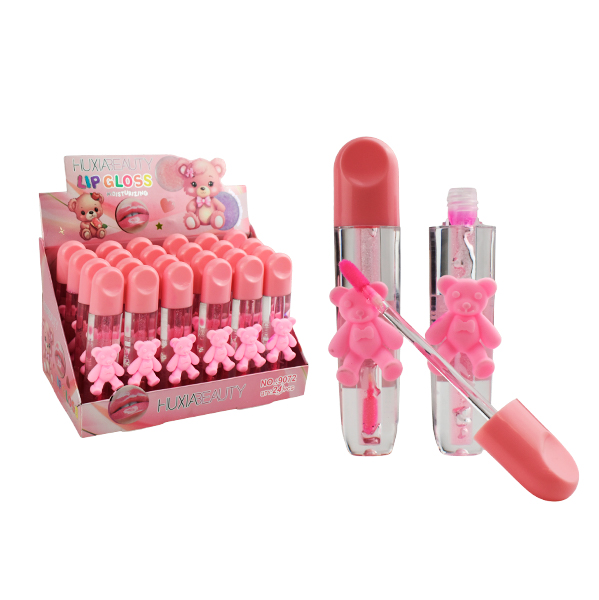 Brillo labial c/diseño de oso - HuxiaBeauty