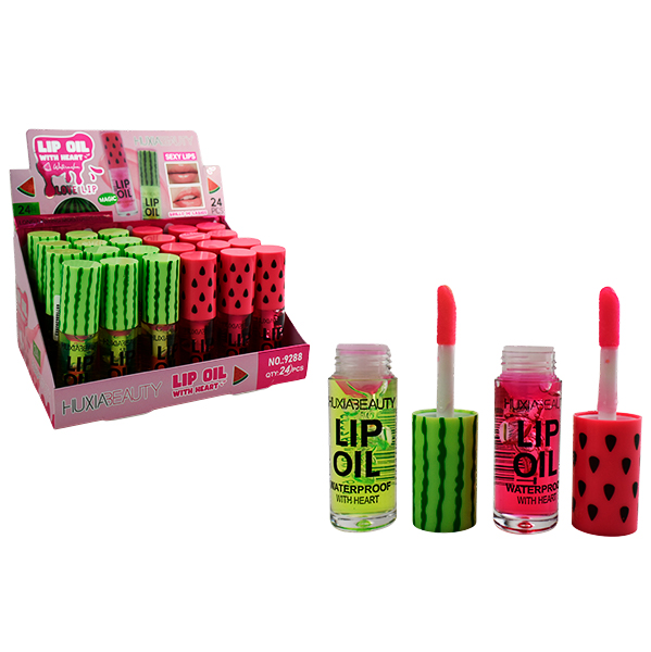 Brillo labial en presentación de sandía - HuxiaBeauty