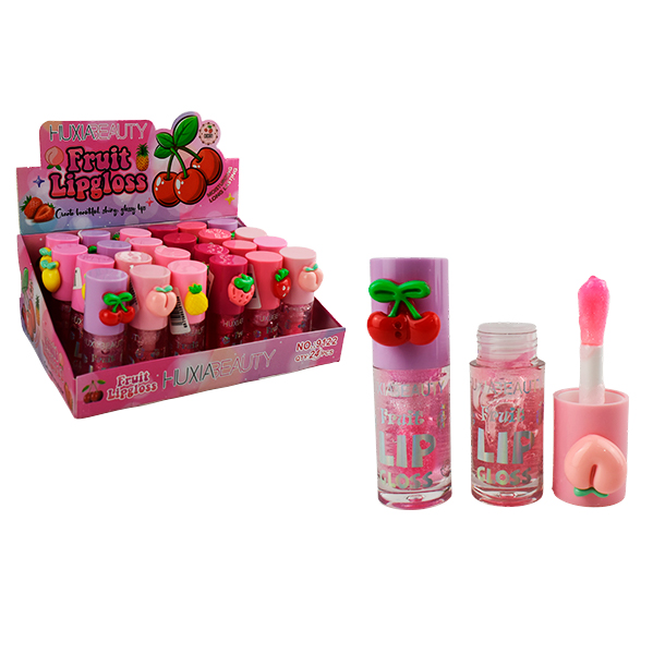 Brillo labial con diseño de frutas - HuxiaBeauty