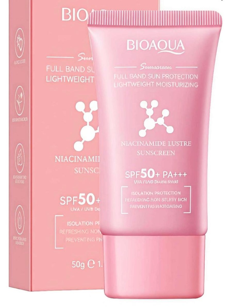 Protector solar SPF 50+ con niacinamide - Bioaqua