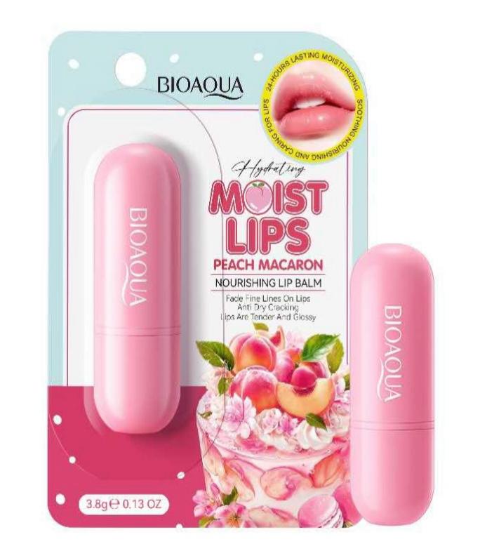 Bálsamo labial con peach macaron - Bioaqua