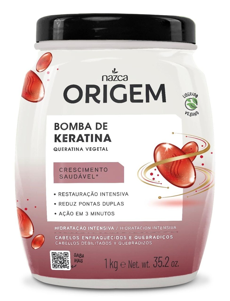 Tratamiento capilar de bomba de keratina - Nazca