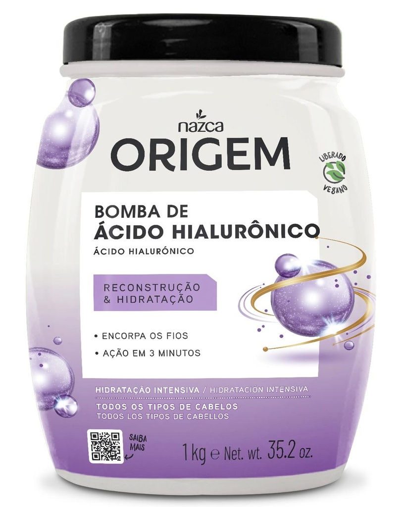 Tratamiento capilar de bomba de ácido hialurónico - Nazca