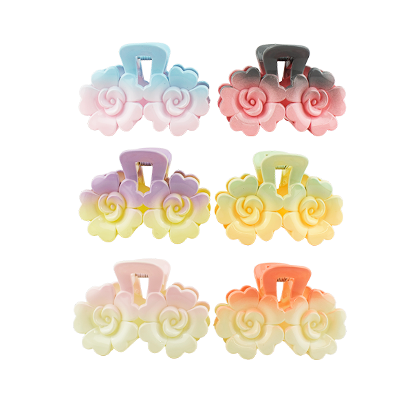 Gancho para cabello con diseño de rosas