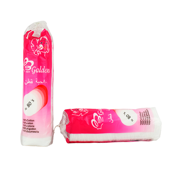 Pads desmaquillantes empaque rosa - Golden