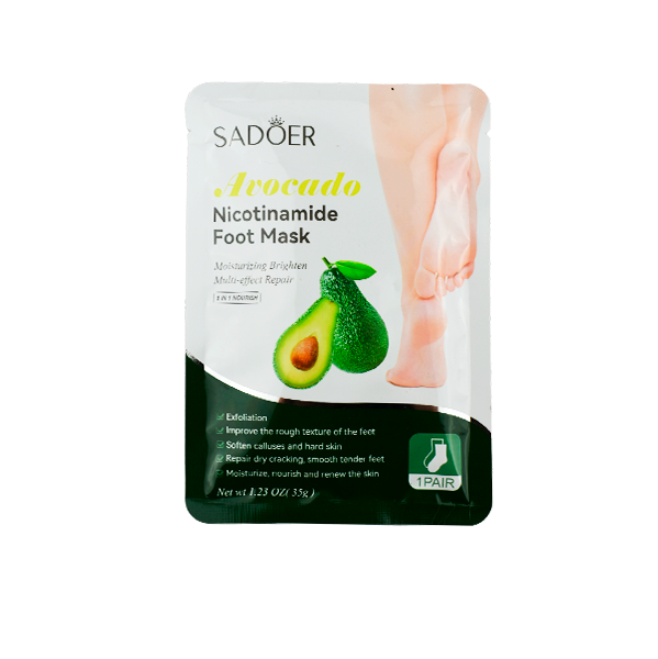 Mascarilla para cuiado de pies con avocado - Sadoer