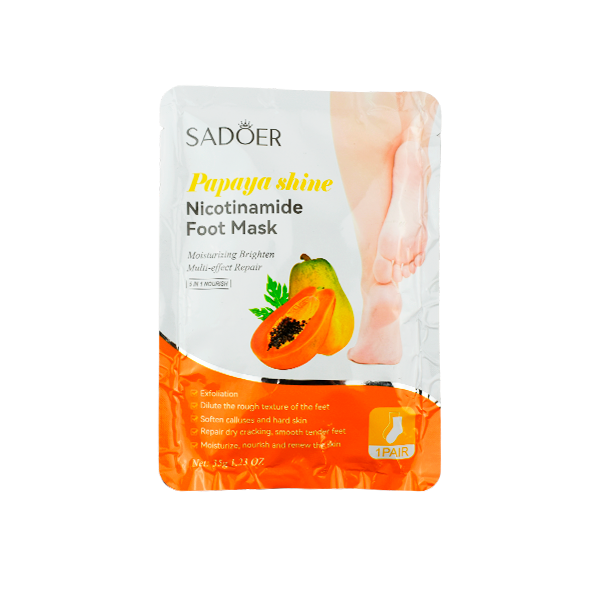 Mascarilla para cuiado de pies con papaya - Sadoer