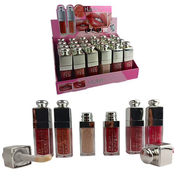 Brillo labial con Glitter Lip Glow Oil colores reviver-cherryoil de Huxia Beauty