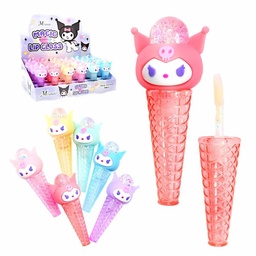 [6932043000249] Brillo labial presentación cono de helado Kuromi MIUNDO
