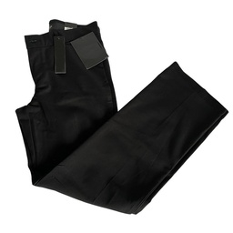 Pantalón de lona sin bolsas color negro quemado Muñeca