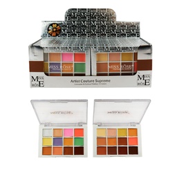 Contornos para ojos de 12 colores  - Miss Rose