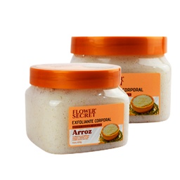 [6931848092008] Exfoliante corporal sugar scrub arroz - Flower Secret