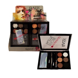 [6972598190095] Paleta de sombras para cejas de 6 tonos - Glazzi